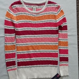 Cherokee Muti Color Sweater SizeL/ 10-12